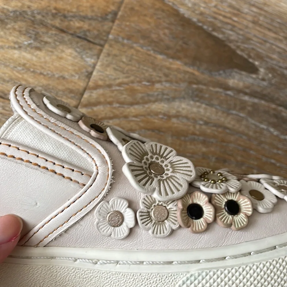 Coach Tea Rose Slip-on Sneakers - Picture 8 of 14